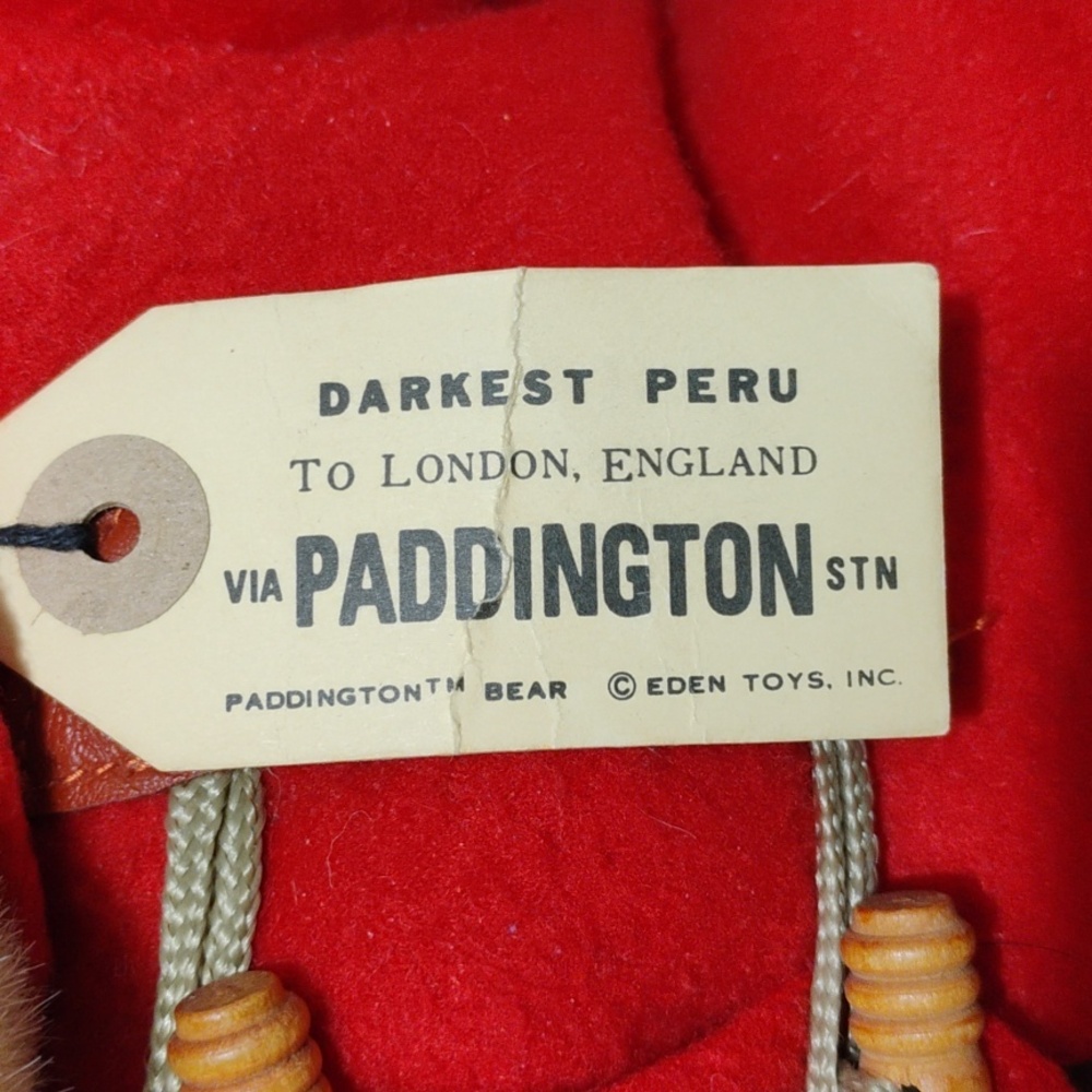 NWT Paddington Bear Eden Gift Vintage Bear - Picture 6 of 11